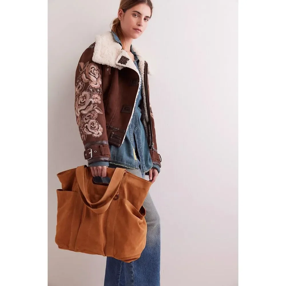 Free People Suede Caravan Tote - Picture 2 of 9